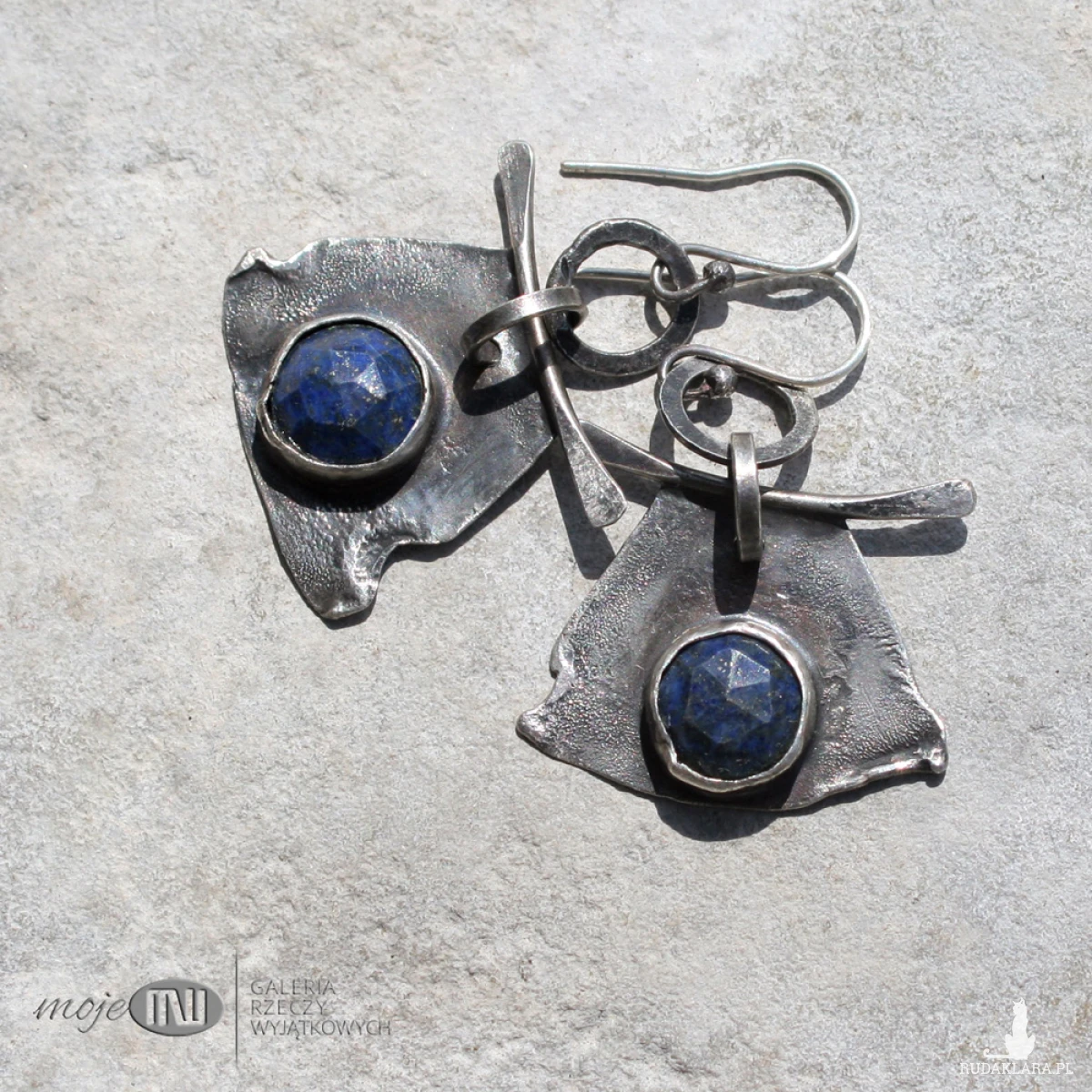 Lapis-czyki w srebrze